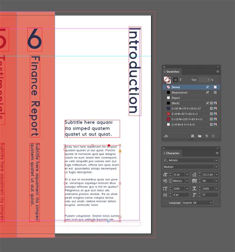 How to Make an InDesign Report Template .
